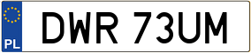 Truck License Plate